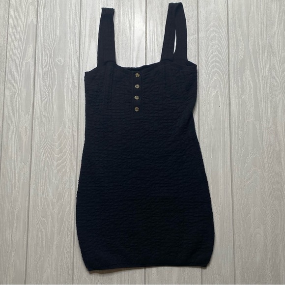 Free People Revolve Black Knit Dress - Picture 6 of 12